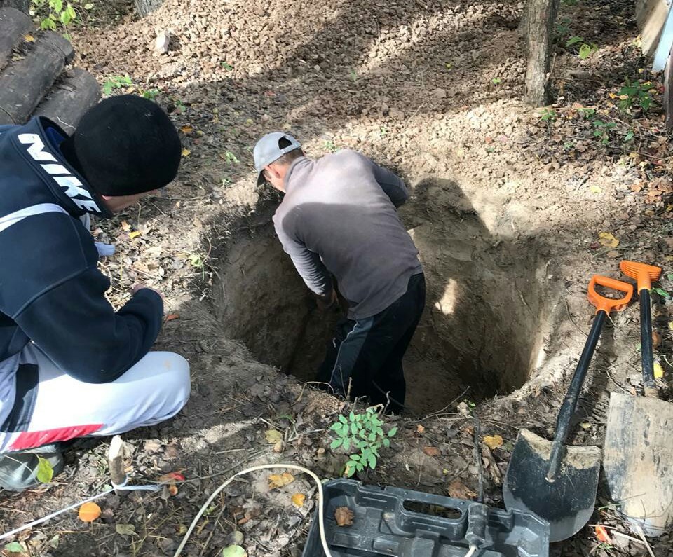 Септик из бетонных колец в Воскресенском районе 2